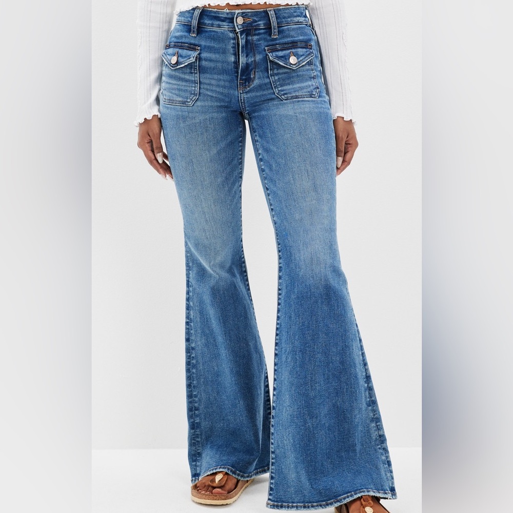American Eagle festival flare Jeans